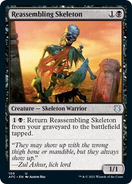 Reassembling Skeleton [Commander: Adventures in the Forgotten Realms] 109
