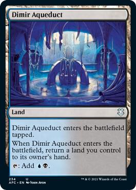 Dimir Aqueduct [Commander: Adventures in the Forgotten Realms] 234
