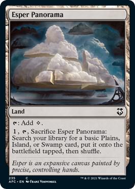 Esper Panorama [Commander: Adventures in the Forgotten Realms] 235