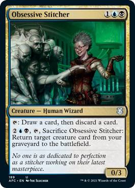 Obsessive Stitcher [Commander: Adventures in the Forgotten Realms] 189