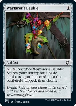 Wayfarer's Bauble [Commander: Adventures in the Forgotten Realms] 222