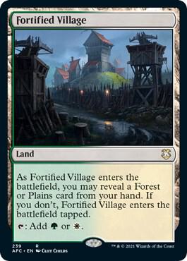 Fortified Village [Commander: Adventures in the Forgotten Realms] 239