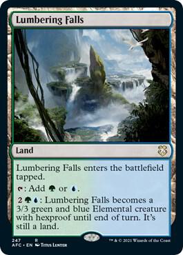 Lumbering Falls [Commander: Adventures in the Forgotten Realms] 247