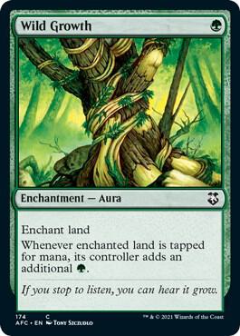 Wild Growth [Commander: Adventures in the Forgotten Realms] 174