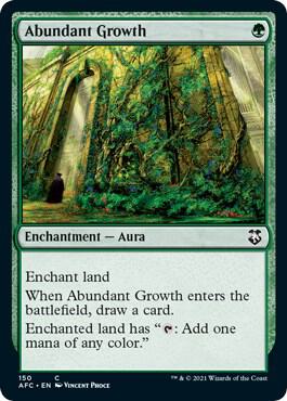 Abundant Growth [Commander: Adventures in the Forgotten Realms] 150