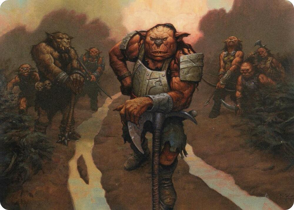 Hobgoblin Bandit Lord Art Card [Art Series: Adventures in the Forgotten Realms] 30