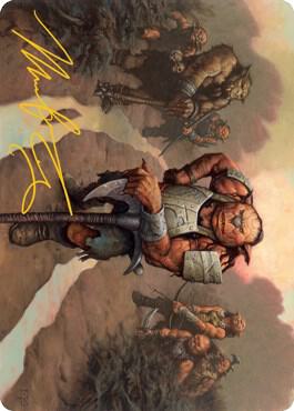Hobgoblin Bandit Lord Art Card (Gold-Stamped Signature) [Art Series: Adventures in the Forgotten Realms] 30