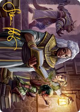 You Find the Villains' Lair Art Card (Gold-Stamped Signature) [Art Series: Adventures in the Forgotten Realms] 40