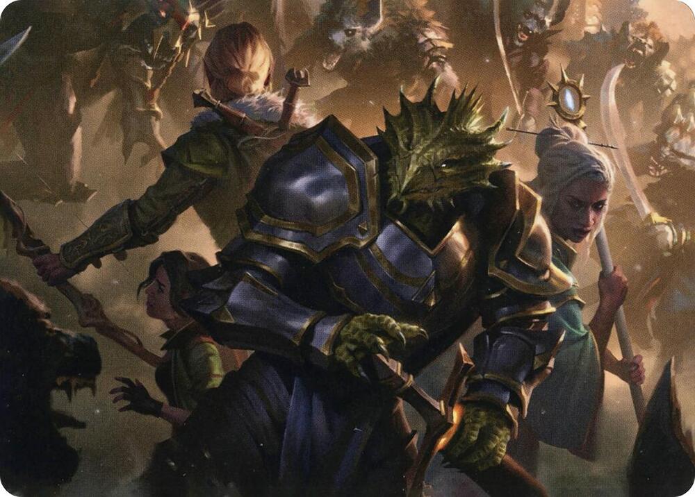 You Come to the Gnoll Camp Art Card [Art Series: Adventures in the Forgotten Realms] 42