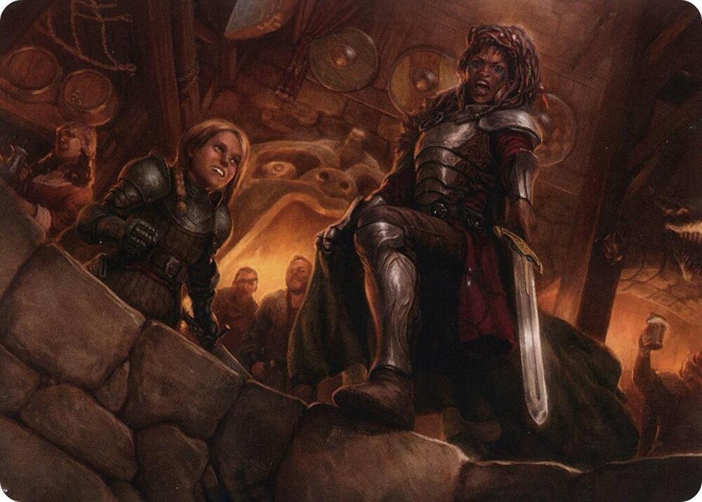 Veteran Dungeoneer Art Card [Art Series: Adventures in the Forgotten Realms] 36