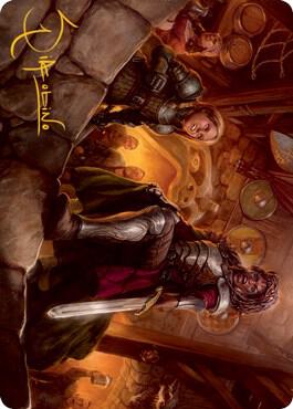Veteran Dungeoneer Art Card (Gold-Stamped Signature) [Art Series: Adventures in the Forgotten Realms] 36