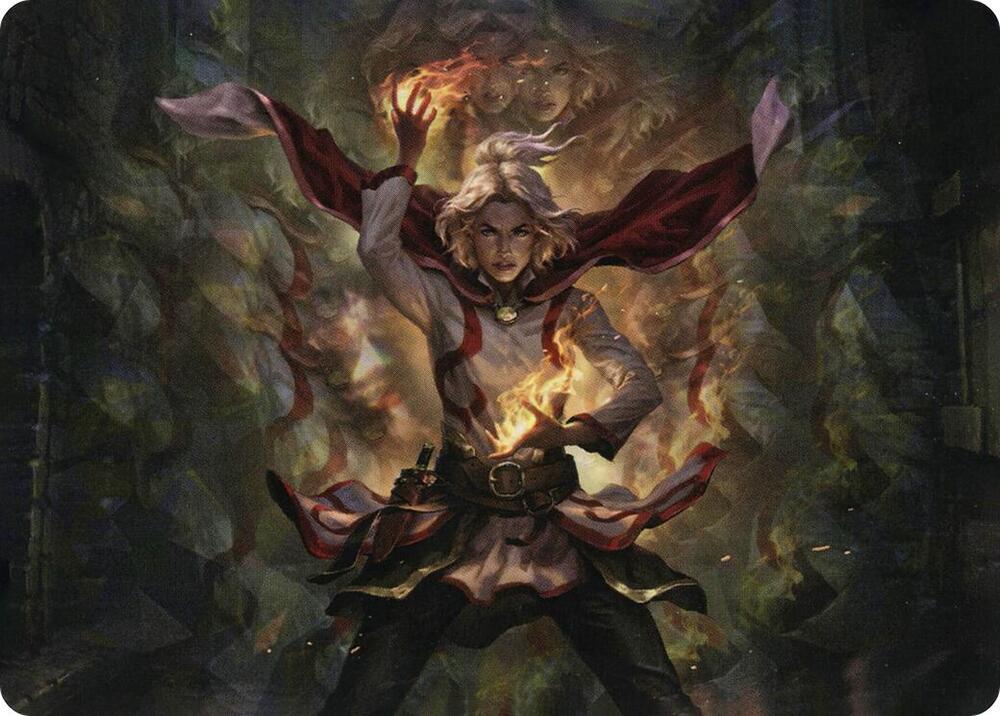 Delina, Wild Mage Art Card [Art Series: Adventures in the Forgotten Realms] 31