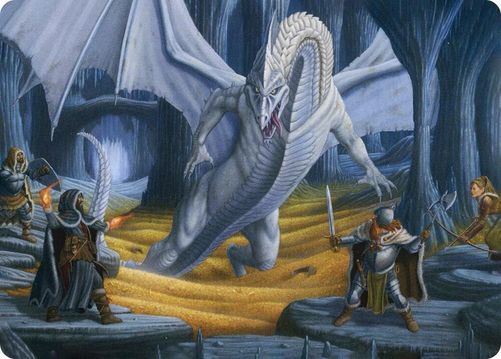 Cave of the Frost Dragon Art Card [Art Series: Adventures in the Forgotten Realms] 46