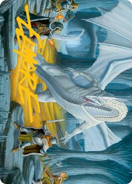Cave of the Frost Dragon Art Card (Gold-Stamped Signature) [Art Series: Adventures in the Forgotten Realms] 46