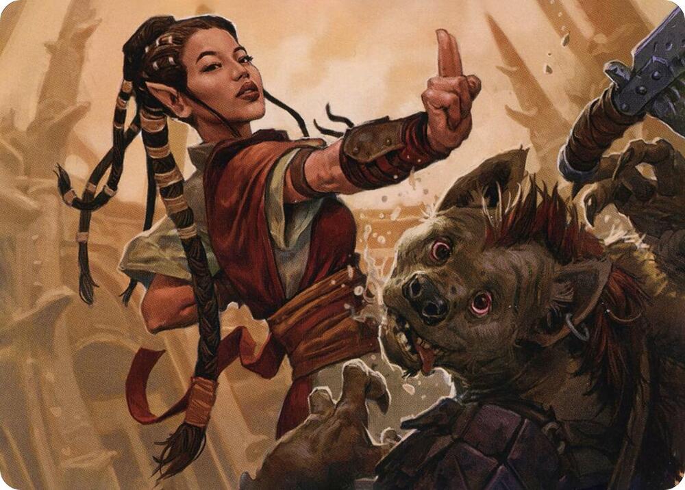 Half-Elf Monk Art Card [Art Series: Adventures in the Forgotten Realms] 28
