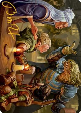 You Meet in a Tavern Art Card (Gold-Stamped Signature) [Art Series: Adventures in the Forgotten Realms] 49