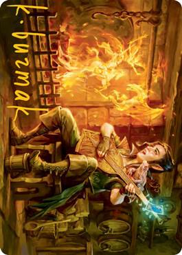 Wish Art Card (Gold-Stamped Signature) [Art Series: Adventures in the Forgotten Realms] 50