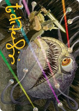 Hive of the Eye Tyrant Art Card (Gold-Stamped Signature) [Art Series: Adventures in the Forgotten Realms] 53