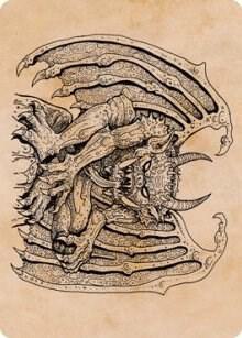 Cloister Gargoyle (Showcase) Art Card [Art Series: Adventures in the Forgotten Realms] 65