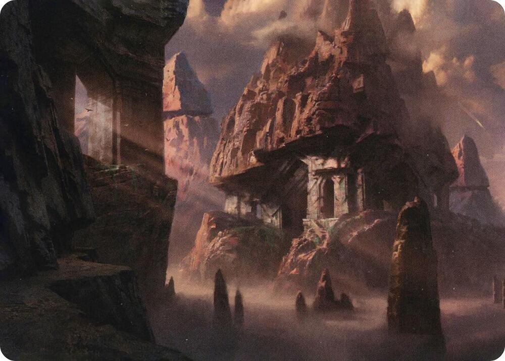 Mountain (62/81) Art Card [Art Series: Adventures in the Forgotten Realms] 62