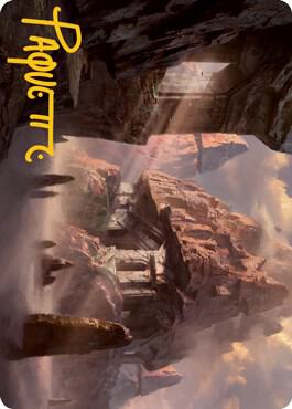 Mountain (62/81) Art Card (Gold-Stamped Signature) [Art Series: Adventures in the Forgotten Realms] 62
