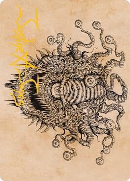 Baleful Beholder (Showcase) Art Card (Gold-Stamped Signature) [Art Series: Adventures in the Forgotten Realms] 68