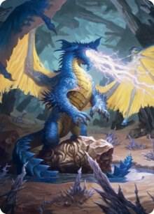 Blue Dragon Art Card [Art Series: Adventures in the Forgotten Realms] 73
