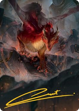 Red Dragon Art Card (Gold-Stamped Signature) [Art Series: Adventures in the Forgotten Realms] 81