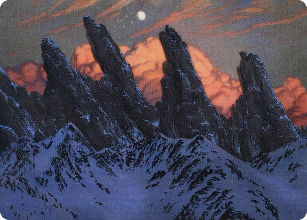 Mountain (59/81) Art Card [Art Series: Adventures in the Forgotten Realms] 59