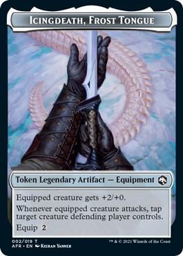 Icingdeath, Frost Tongue Token [Adventures in the Forgotten Realms] 2