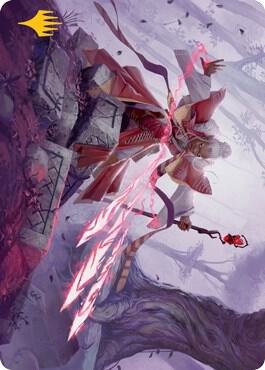 Magic Missile Art Card (Gold-Stamped) [Art Series: Adventures in the Forgotten Realms] 48