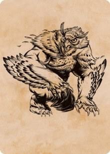 Owlbear (Showcase) Art Card [Art Series: Adventures in the Forgotten Realms] 76