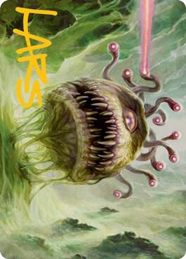 Beholder Art Card (Gold-Stamped Signature) [Art Series: Adventures in the Forgotten Realms] 1