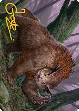Owlbear Art Card (Gold-Stamped Signature) [Art Series: Adventures in the Forgotten Realms] 15