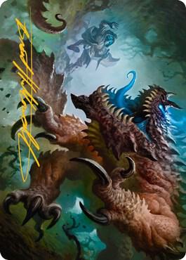 Basilisk Art Card (Gold-Stamped Signature) [Art Series: Adventures in the Forgotten Realms] 9