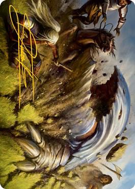 Bulette Art Card (Gold-Stamped Signature) [Art Series: Adventures in the Forgotten Realms] 16