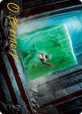 Gelatinous Cube Art Card (Gold-Stamped Signature) [Art Series: Adventures in the Forgotten Realms] 7