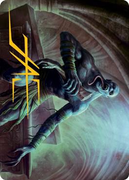 Ghoul Art Card (Gold-Stamped Signature) [Art Series: Adventures in the Forgotten Realms] 18