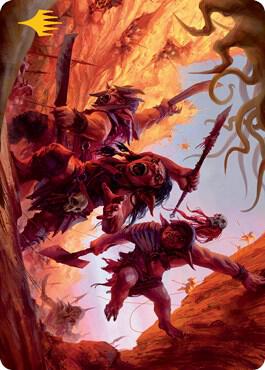 Goblin Art Card (Gold-Stamped) [Art Series: Adventures in the Forgotten Realms] 24