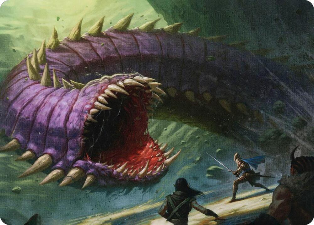 Purple Worm Art Card [Art Series: Adventures in the Forgotten Realms] 3