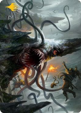 Roper Art Card (Gold-Stamped) [Art Series: Adventures in the Forgotten Realms] 25