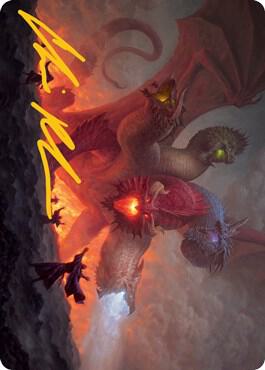 Tiamat Art Card (Gold-Stamped Signature) [Art Series: Adventures in the Forgotten Realms] 26