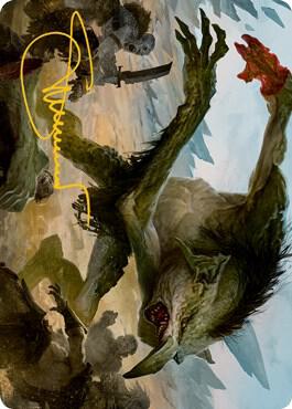 Troll Art Card (Gold-Stamped Signature) [Art Series: Adventures in the Forgotten Realms] 21
