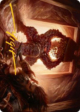 Xorn Art Card (Gold-Stamped Signature) [Art Series: Adventures in the Forgotten Realms] 23