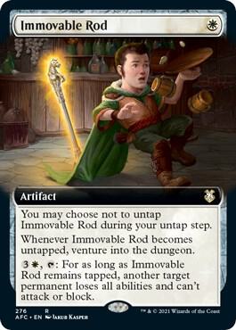 Immovable Rod (Extended Art) [Commander: Adventures in the Forgotten Realms] 276
