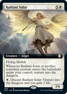 Radiant Solar (Extended Art) [Commander: Adventures in the Forgotten Realms] 278