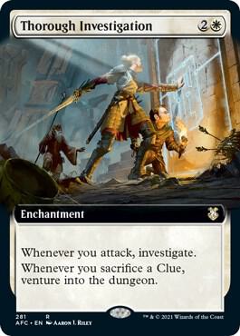 Thorough Investigation (Extended Art) [Commander: Adventures in the Forgotten Realms] 281