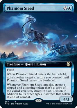 Phantom Steed (Extended Art) [Commander: Adventures in the Forgotten Realms] 287