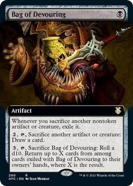 Bag of Devouring (Extended Art) [Commander: Adventures in the Forgotten Realms] 290