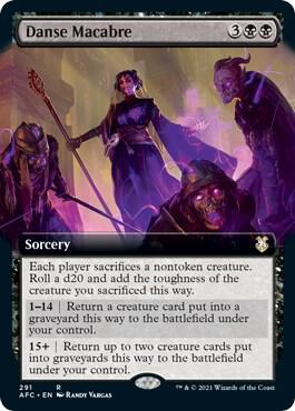 Danse Macabre (Extended Art) [Commander: Adventures in the Forgotten Realms] 291